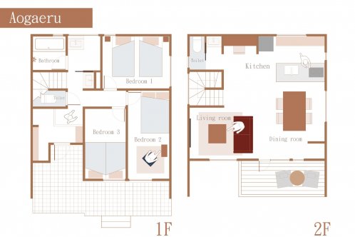 Aogaeru - 3 Bedroom Chalet